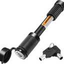 METOWARE Trailer Hitch Lock Hitch Receiver Pin Lock Fits Class III IV V and 2- 3-1/2" Receiver with 5/8" Dia 4 Lock Pin and 8 Anti-Rattle Rubber O-Rings Receiver Hitch Lock (1 Pack)