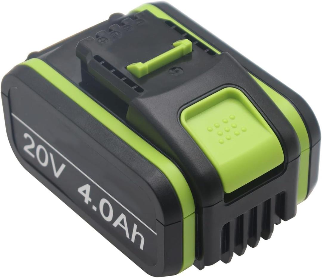 WA3553 Replacement 4.0Ah 20V WA3014 WA3551 WA3556 WA3570 WA3572 WA3641 RW9351.1 Battery,Compatible with 20V Wox WX390 WX176 WX178 Cordless Power Tools