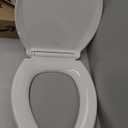 KOHLER 4636-RL-0 Cachet ReadyLatch Elongated Toilet Seat Slow Close, Soft Close Toilet Seat Quiet Lid, Contoured Grip-Tight Bumpers Installation Hardware, Apartment Essentials, White