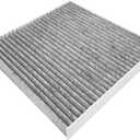 Cabin Air Filter Car Air Conditioner Filter with Activated Carbon Fresh Breeze Air Filter Element for Car Passenger CF10134 for Honda Accord Replacement Accessories (Gray)