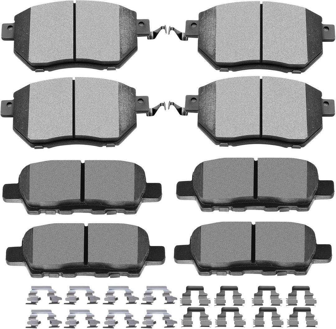 Ceramic Brake Pads Kits,SCITOO 8pcs Brakes Pads Set fit for 2009-2012 for Nissan Murano