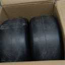 13x6.50-6 Flat Free Tire and Wheel with 3/4" & 5/8" Bearings, 13x6.50-6 Lawn Mower Tires for Zero Turn Mower, Riding Lawn Mower for Commercial Grade Lawn, Garden, 4"-7.2" Centered Hub (2 Pack)