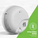 First Alert SMICO105-AC, Interconnect Hardwire Combination Smoke & Carbon Monoxide Alarm with 10-Year Battery Backup, 3-Pack