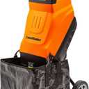 LawnMaster FD1503 Electric Wood Chipper Shredder 15-Amp 1.8-Inch Cutting Diameter Max 14:1 Reduction
