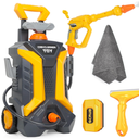 Toddler Outdoor Playset Kids Cleaning Car Toy with Real Spray Car Wash Water Gun for Kids 3+ Manual Pressure Washer Toy