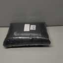 LXKCKJ 7x13 FT Oval Pool Cover with Above Ground Pool, Solar Rectangular Pool Cover Protector, Winter Pool Cover with Accessories Set Ideal for Cold and UV Resistant, Dustproof (Black)