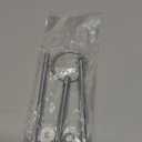 1Set 3 Tier Heavy Duty Metal Cake Stand Handle Fruit Dessert Cupcake Plate Stand Centre Handle Fitttings Round Hardware Rod Holder with Stylus(Silver)