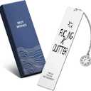 2 x Retirement Gifts Bookmark for Women Men Happy Retirement for Coworker Employee Friends Metal Bookmarks with Gift Box for Book Lovers, Quitter