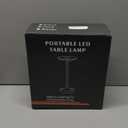 Cordless Table Lamp Set of 2,Portable Rechargeable 6000mAh Outdoor LED Table Lamps,3 Color Stepless Dimming Touch Battery Powered Lamp, Table Light for Restaurant/Patio/Camping/Bedroom(Gold)