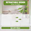 Extra Wide Baby Gate for Large Openings Retractable Baby Gates Indoor Outdoor Extra Long Dog Gate for Doorway Stair Gates for Kids or Pets Extra Large Dog Gate for Stairs