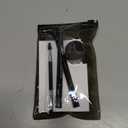 LAVONE Eyebrow Stamp Pencil Kit - Makeup Brow Stamp Trio with Waterproof Eyebrow Pencil, Eyeliner, Pomade, Dual-ended Brush - Caramel