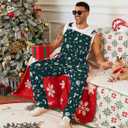 Mens Overalls Christmas Bib Coveralls Women Halloween Jumpsuit Stocking Stuffers for Adults (XX-Large, Green1)