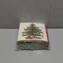 100 Pack Christmas Paper Napkin Vintage Xmas Tree Disposable Luncheon Napkins Retro Dessert Dinner Hand Napkin, 6.5 x 6.5 Inch