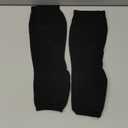 Presadee Ultra Thin 8-15 mmHg Mild Sheer Compression Leg Calf Open Toe Socks (2X-Large, Black)