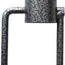 AMMSUN Adjustable Portable Umbrella Base, Upgraded Heavy Duty Metal Holder-Stand-Sand Grass Auger,for Flag, Umbrella, Fishing Rod, Outdoor Park Patio Beach Ground Ideal for Use in Soil, Grass (Black)