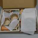 Wooden Play Dishes and Plates for Kids Kitchen Set, 27 PCS Wooden Play Kitchen Accessories, Kitchen Toy for Toddlers Boys Girls 3 4 5 6