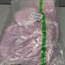 OLANLY Bathroom Rug Set 2 Piece, Soft Absorbent Microfiber Bath Mats and U-Shaped Contour Toilet Rug, Non-Slip, Machine Wash Dry, Plush Shaggy Bath Mats for Bathroom (24"x16"+24"x20", Pinkish-Purple)