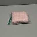 Peachy Blush White Plaid Gingham Ruffle Table Runner 108 inches Long 100% Washed Cotton Decorative Farmhouse Cabinet Cover (Blush, 108"x13")