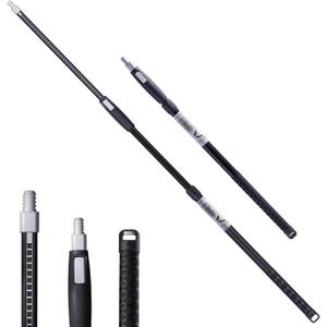 VOOMEY 5.9 ft Dual Extending 50 Point Adjustable Extension Pole for Paint Roller Frames | Heavy-Duty Telescopic Extension Pole | Multi-Purpose Tool for Dusting, Painting & Mores