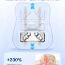 KingPavonini Back Massager for Pain Relief Deep Tissue, Up-Down Rolling & Ultra-Slim Shiatsu Back Massager with Cushion Layer, Lower Back Massage for Chair Home Office, Gift for Men Women