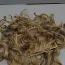 Clip in Long Wavy Synthetic Hair Extension 20 Inch 4PCS Ash Brown Mixed Light Blonde Hairpieces Fiber Thick Double Weft Hair Extension for Women(4pcs, 20Inch, Ash Brown Mixed Light Blonde)