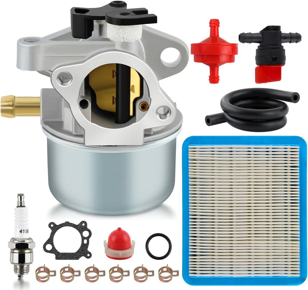 Carbhub Carburetor Replacement for 799866 790845 799871 796707 794304 12H800 Engine Toro Craftsman Lawn Mower Carb Toro 22" Recycler with Air Filter Spark Plug Primer Bulb Carbhub Carburetor Replacement for 799866 790845 799871 796707 794304 12H800 Engine Toro Craftsman Lawn Mower Carb Toro 22" Recycler with Air Filter Spark Plug Primer Bulb