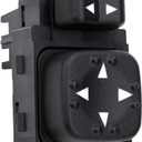 Power Mirror Switch Control Compatible with 2000 2001 2002 Chevrolet Chevy Suburban Tahoe Silverado 1500 2500 3500, GMC Yukon Sierra, Cadillac, Replaces 901124, 15045085, 19259975