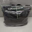 2-piece Formal Suit Set, Single Breasted Jacket & Straight Leg Dress Pants Black Size 2XL