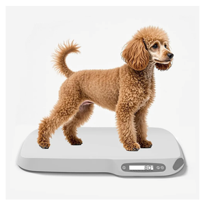 Dog Scale for Small Dogs, cat Scale,Digital pet Scale for Weighing,Measuring Range:40g-88Lb,Suitable for Puppy and Kitten to Adult Animals White