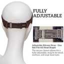 Cospack Wig Grip Band for Women: Non Slip Silicone Wig Grip Adjustable Secure Fi123456