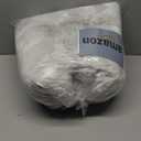 WESTERN HOME WH Calming Dog & Cat Bed, Anti-Anxiety Donut Cuddler Warming Cozy Soft Round Bed, Fluffy Faux Fur Plush Cushion Bed for Small Medium Dogs and Cats, White Grey, 24"L x 24"W x 7"Th