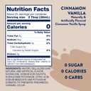 Jordan's Skinny Syrups Cinnamon Vanilla, Sugar Free Flavoring Syrup, 25.4 Ounce Bottle (EXP 08/30/25)