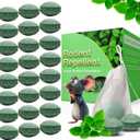 Mouse Repellent Rat Repellent, 24Pcs Peppermint Oil Moth Balls, Natural Ingredients Mice Balls Deterrent Indoor Pest Insect Control, Family & Pet Safe