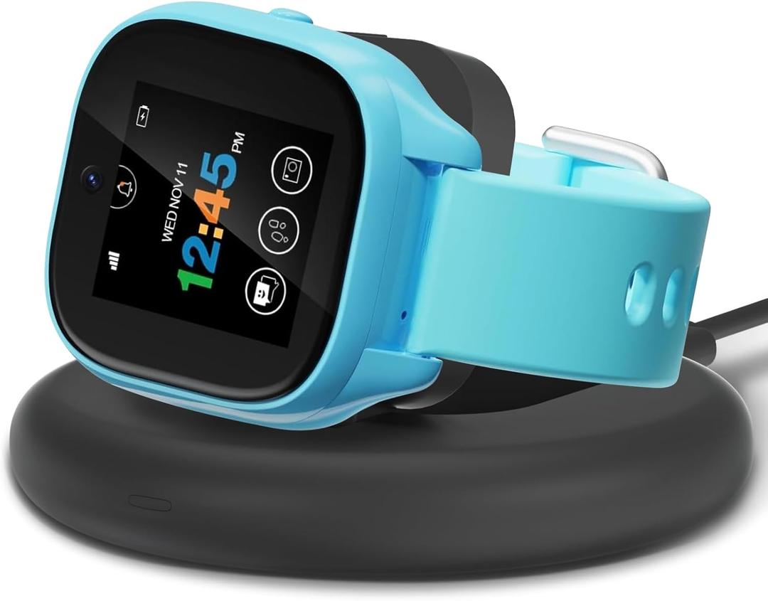 Charging Stand Compatible with Gizmo Watch 3/2/1, Foldable& Portable Wireless Magnetic Charger Accessories with 3.3 Feet Charging Cord (Not for Gizmo 3 Adventure) (Black)