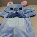 SWEETXIN Unise Kids Jumpsuit Cosplay Onesie One Piece Suit for Girls Boys Halloween Character Costume Dress Up Party (10 Years, Blue)