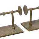 Cyan Design Archer Bookend in an Iron Material with a Rustic Finish