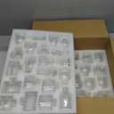 Hewory Mini Bud Vases for Centerpieces: 42pcs Small Glass Vase Bulk - Clear Tiny Vases for Wedding Baby Shower Birthday Party Events Table Decor