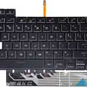 Replacement Keyboard for Asus TUF Gaming F15 FX507 FA507 FA507R FX507ZE FX507ZM,TUF A17 FA707 F17 FX707,TUF Dash F15 FX517 with RGB Colorful Backlit Keyboard US Layout