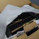 LUGGEX Underseat Carry On Luggage with Wheels, UDK Stylish Lightweight Under Seat Luggage, Soft Sided Personal Item Suitcase for Short Trip (UX-Core, Black, 16 Inch)