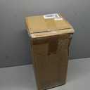 Sunbrella Square Corner Seat Cushions, 19" x 19" x 3", Set of 4, Indoor Outdoor Water Repellent Universal Chair Pads with Ties for Patio Furniture, Garden Dining Chairs, Cast Shale