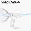 DRQQ Wireless Earbuds Bluetooth Earbuds Wireless Headphones IPX5 Waterproof Earphones Noise Cancelling Headset Deep Bass Long Battery Bluetooth Headphones with Mic for iPhone Android