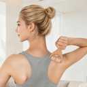 2Pcs Wooden Foot Massage Rollers Reflexology Handheld Foot Massager for Neck Back Leg Muscle Relief and Trigger Point Therapy