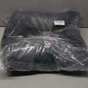 Dogs Bed for Small Dogs, Anti-Anxiety Washable Round Bed (Dark Grey, 24.0" L x 24.0" W x 8.0" Th)