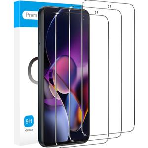 Fotbor 3 Pack for Motorola Moto G Stylus 5G (2024) Tempered Glass Screen Protector, 9H Hardness Shatterproof, HD Clear Film Sensitive Touch Case Friendly Bubble Free