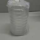 10 Pack Sterile Thick Plastic Petri Dishes with Lid, 90mm Dia x 15mm Deep Clear 3 Vents Petri Dish for Lab Science Experiment