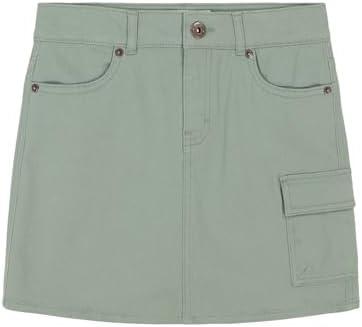 Lucky Brand Girls' Stretch Twill Cargo Pocket Skirt, Size 10, Chinois Green