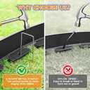 3 Inch x 80 FT Landscape Edging, Garden Edging Borders with 80pcs Upgrade Stakes, Flexible No Dig Plastic Garden Border for Lawn, Landscaping, Flower Beds and Yard