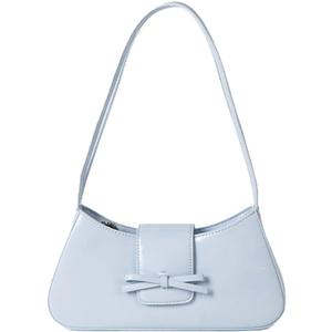 KAMEILONG Trendy Red Shoulder Bag for Women Patent Leather Hobo Handbags Y2K Purses Clutch Bag Cute Bow Purse