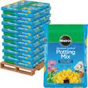 Miracle-GRO Moisture Control Potting Mix Bulk Pallet, for Container Plants, Protects Against Over- and Under-Watering, 1 cu. ft. 2 Bags, Pallet of 80