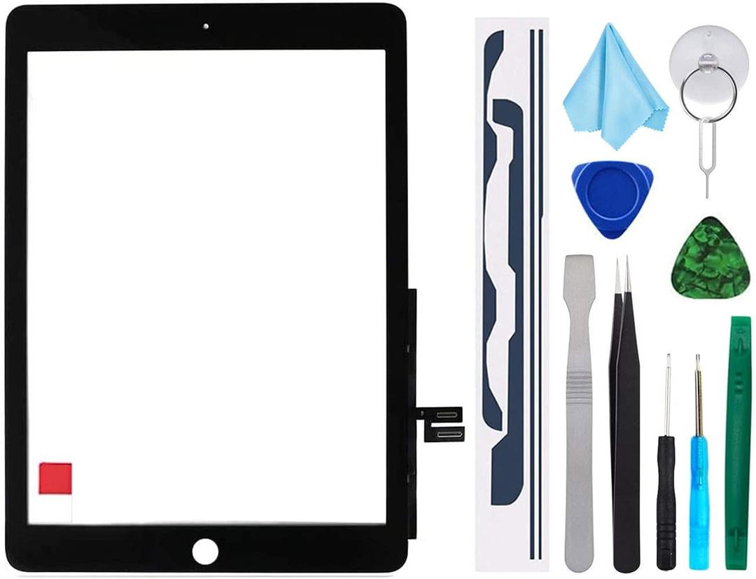 Black Touch Screen Replacement for iPad 7th 8th Generation Digitizer 2019 2020 10.2'' A2197 A2198 A2200 A2270 A2428 A2429 A2430(NO Home Button)